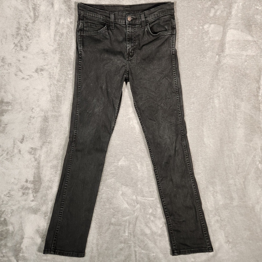 Levi's 508 Jeans Men's 30X32‎ Black Excellent Regular Taper Stretch 88508-0075